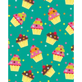 Gift Wrap (24"x100') CUPCAKE LOVE